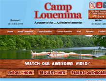 Tablet Screenshot of camplouemma.com